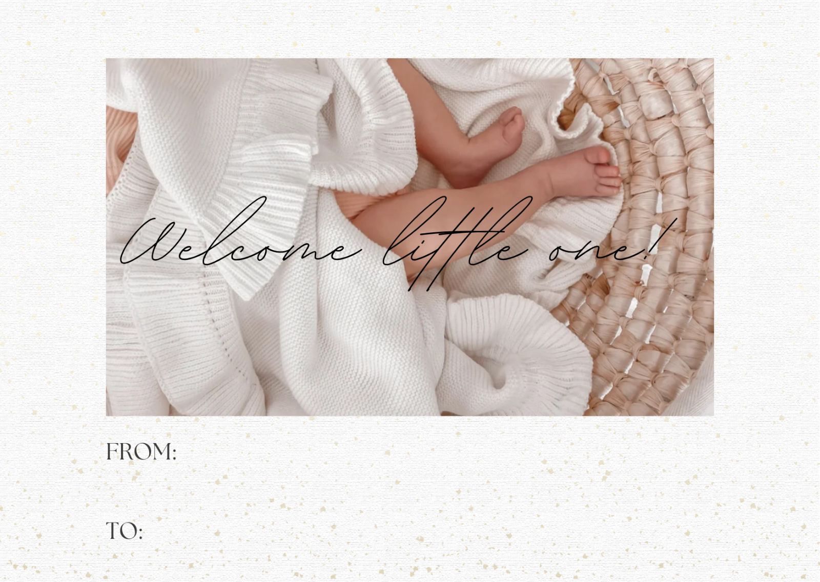 Karta urodzenia Welcome Little One
