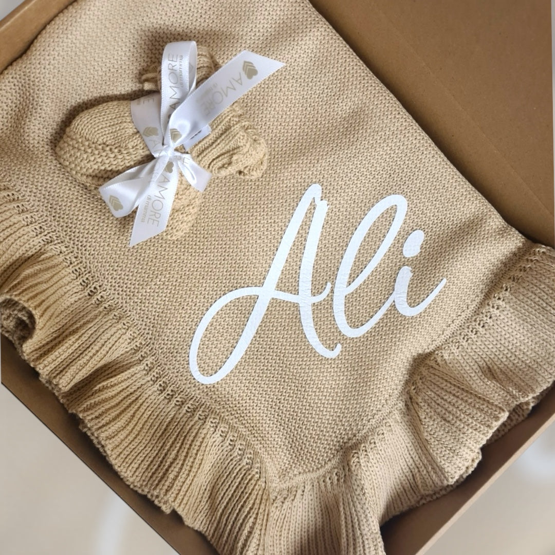 Kocyk bawełniany z imieniem