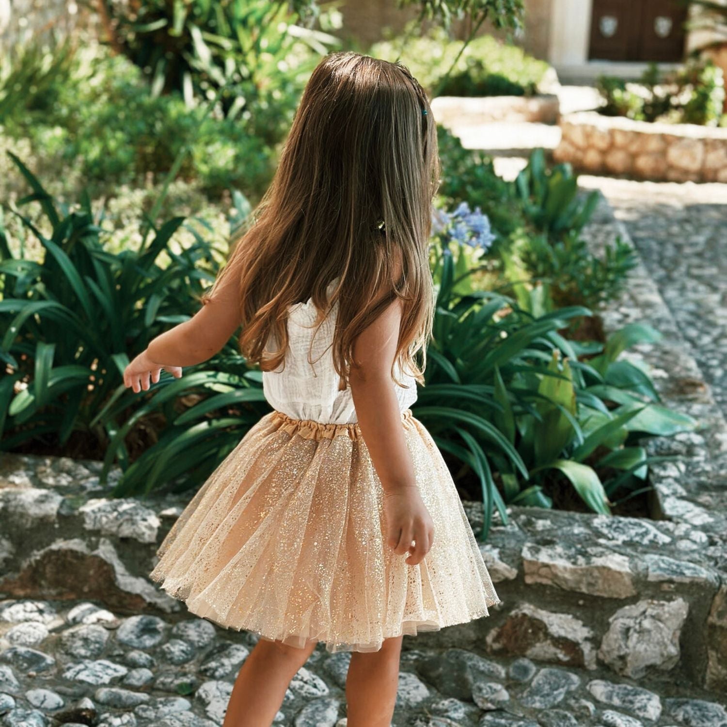 Spódnica tutu z brokatem